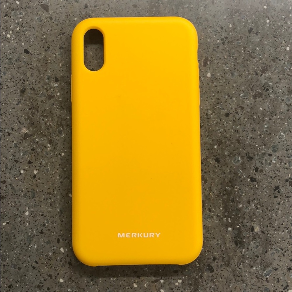 Yellow iPhone XR case